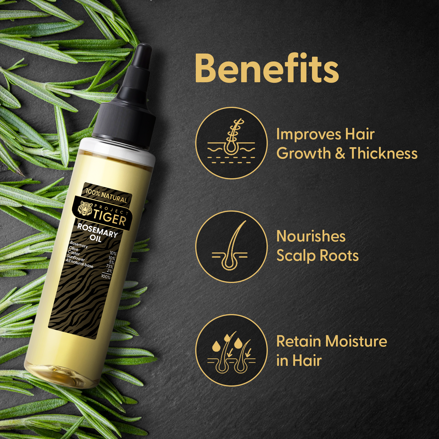 Rosemary Hair Oil for Hair Growth