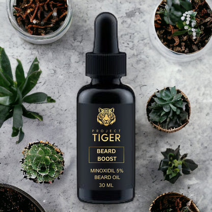 Project Tiger Beard Boost Oil with 5% Minoxidil