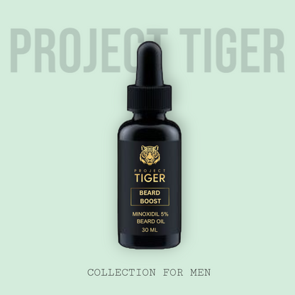 Project Tiger Beard Boost Oil with 5% Minoxidil